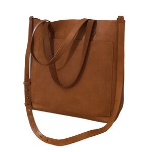 Madewell Leather Tote Shoulder Bag Adjustable Strap